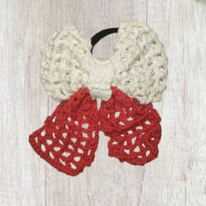 Crochet Bow-Shaped Hair Band (Pack of 1)