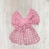 Crochet Bow-Shaped Hair Clip (Pack of 1)